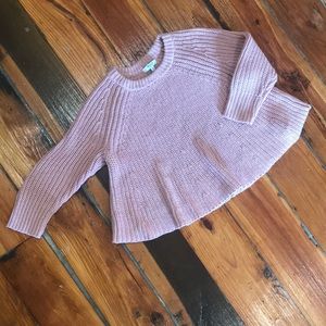 Madewell cropped sweater